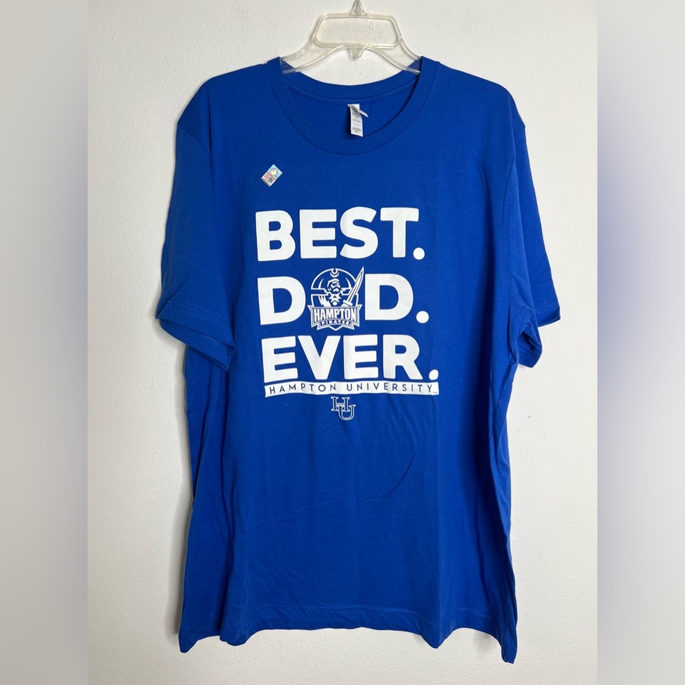 Bella Canvas Hampton University Adult T-Shirt Pirates,Royal Blue 2XL